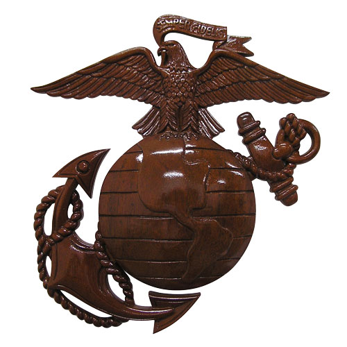 US Marine Corps Eagle and Globe Plaque