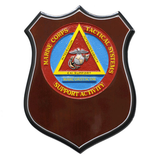 USMC Tactical System Support Activity Plaque