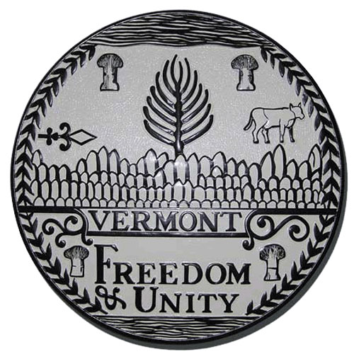 Vermont State Seal Plaque