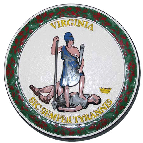 Virginia State Seal Plaque