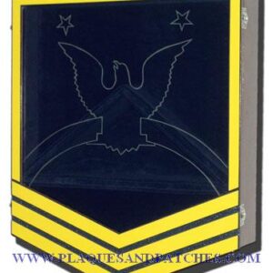 US Coast Guard E9 Retirement / Shadow Box Colored