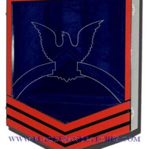 US Navy E7 Retirement / Shadow Box Colored