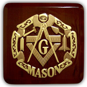 Masonic MM Symbols Wall Emblem