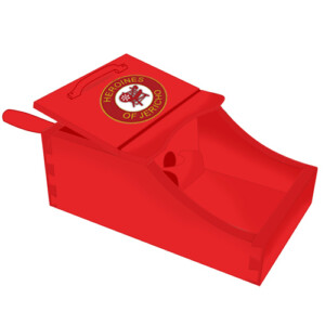 Semi Secret Ballot Box with Heroines of Jericho Emblem
