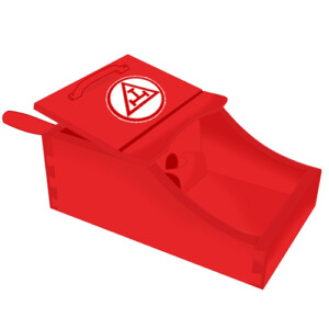 Semi Secret Ballot Box with Yok Rite Emblem