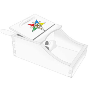 Semi Secret Ballot Box with OES Emblem