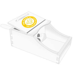 Semi Secret Ballot Box with Order of The Golden Circle Emblem