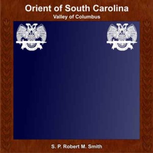 Masonic Consistory Shadow Box 32