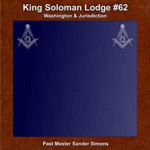 Masonic Master Mason Shadow Box